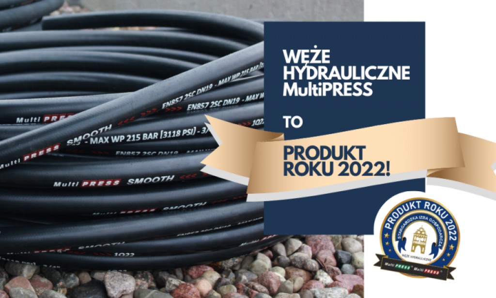 Węże hydrauliczne MultiPRESS – Produkt Roku 2022!